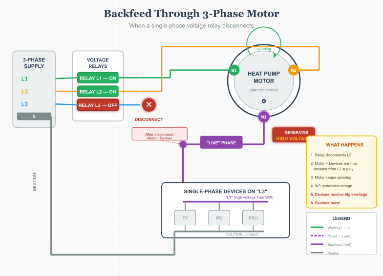 backfeed circuit diagram
